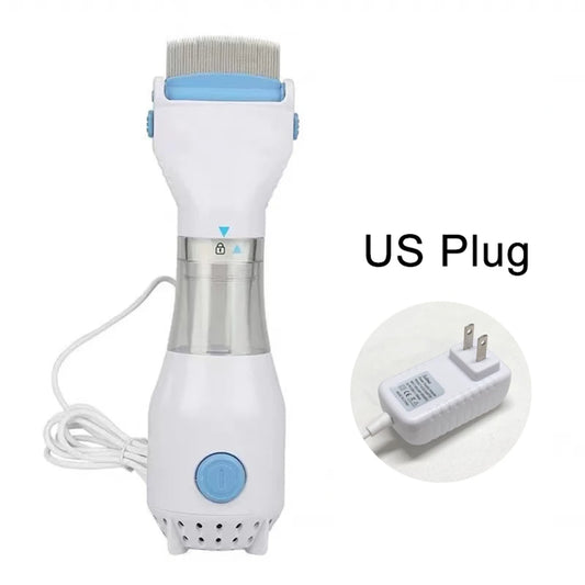 Electric Flea Comb for Dogs & Cats – Multifunctional Anti-Lice Pet Brush, Safe Physical Removal of Fleas, Lice & Ticks – Gentle Grooming Tool & Accessory for Pets