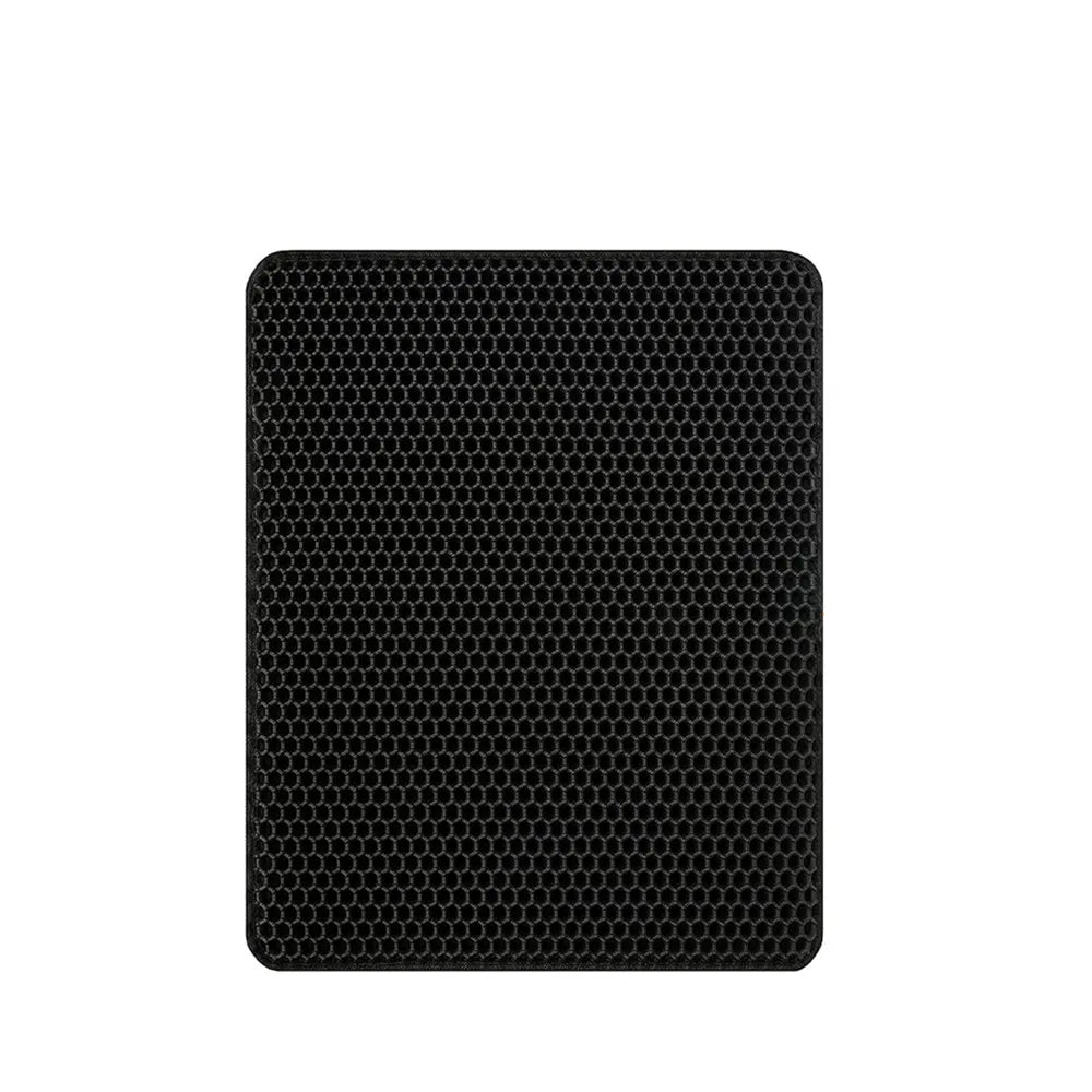 Cat Litter Mat – Double Layer Waterproof Urine-Resistant Pad, Easy to Clean, Non-Slip, Scratch-Resistant Large Pet Mat for Litter Box
