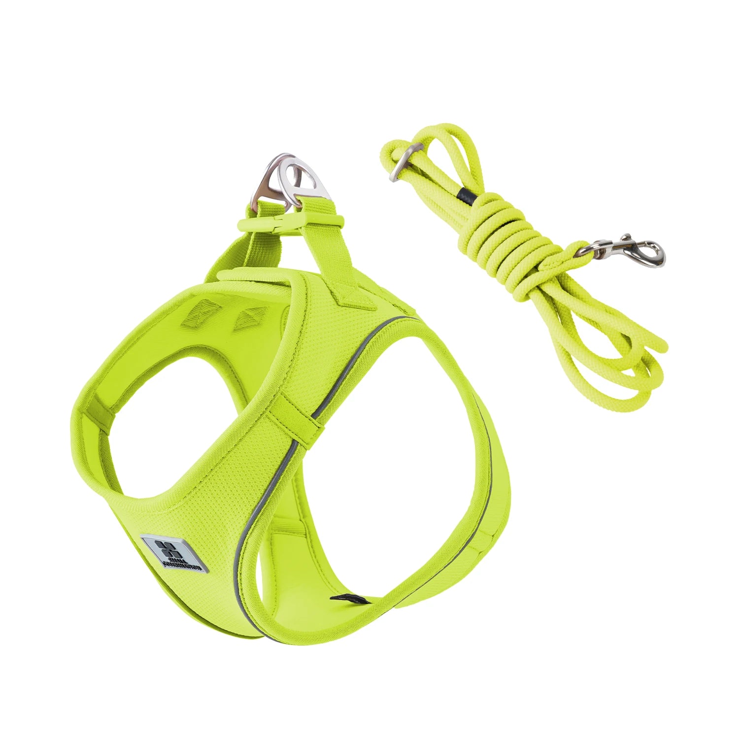 Dog Harness and Leash Set – Adjustable Reflective Pet Vest for Small & Medium Dogs, Puppies and Cats – Comfortable No-Pull Harness for Outdoor Walking (Chihuahua, Yorkie, French Bulldog)