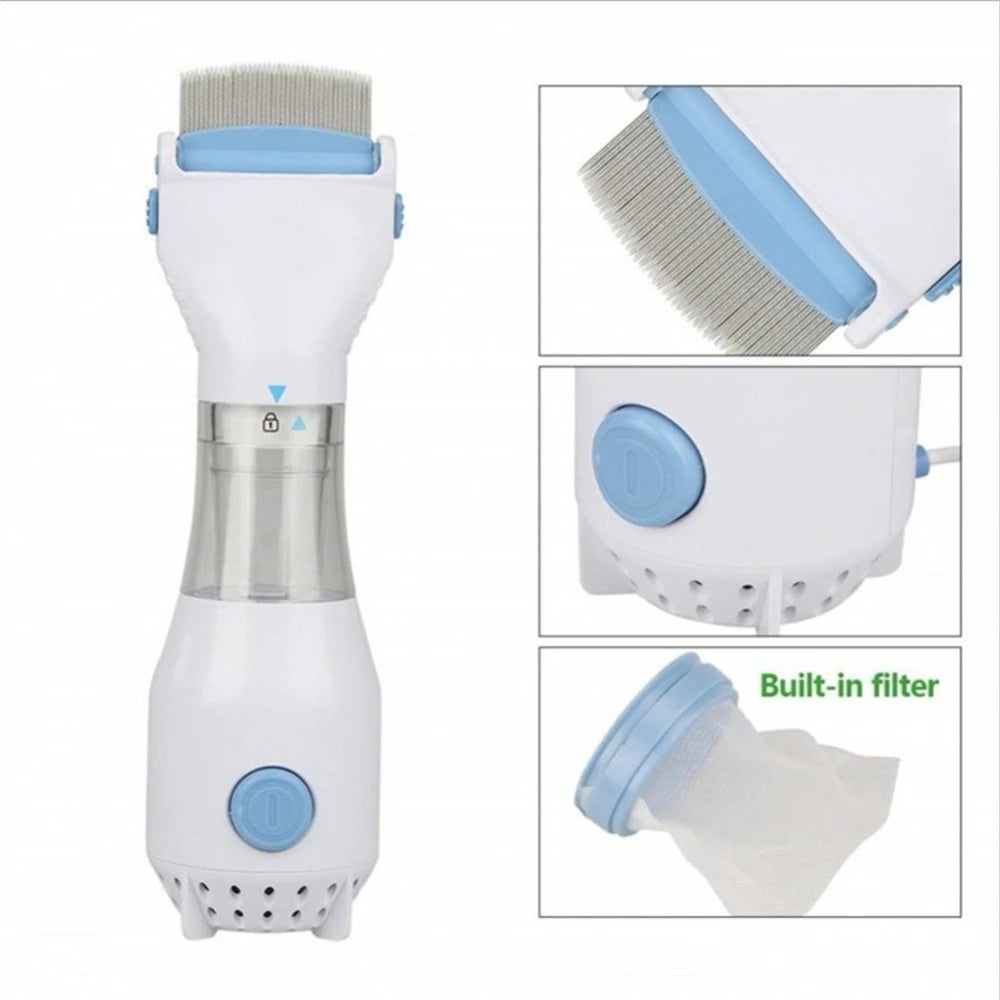 Electric Flea Comb for Dogs & Cats – Multifunctional Anti-Lice Pet Brush, Safe Physical Removal of Fleas, Lice & Ticks – Gentle Grooming Tool & Accessory for Pets