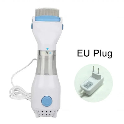 Electric Flea Comb for Dogs & Cats – Multifunctional Anti-Lice Pet Brush, Safe Physical Removal of Fleas, Lice & Ticks – Gentle Grooming Tool & Accessory for Pets