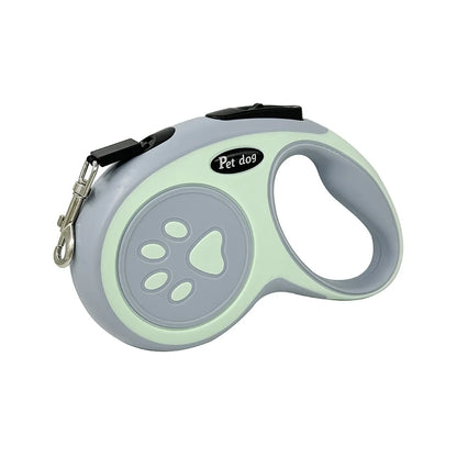 Automatic Retractable Dog Leash – Durable Telescopic Pet Lead with Bone & Paw Print Design – Strong Walking Leash for Small, Medium & Large Dogs